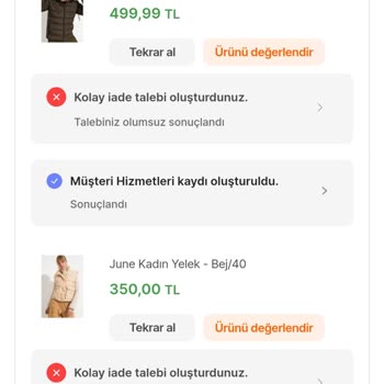 Hepsiburada İadeyi Reddediyor Ürünleri De Tarafıma Eksik Gönderiyor