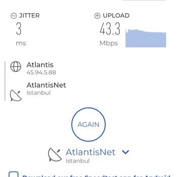 AtlantisNet Atlantis Net İnternet Hız Sorunu