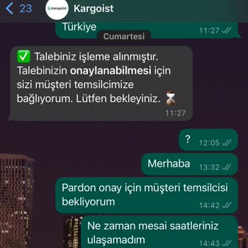 Kargoist Kargo Ve İletişim Sorunu