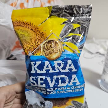 Gold Harvest Kuruyemiş Ambalajı Açık Oksijen Tutucu Paketi İle Gelen Çekirdek Ürünü