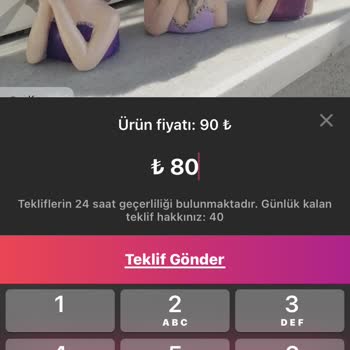 Gardrops Uygulamasını Çok Seviyorum Ama Ürüne Teklif Veremiyorum😞😑