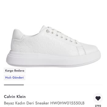 Boyner Calvin Klein Ayakkabı Kalitesizliği İade Talep