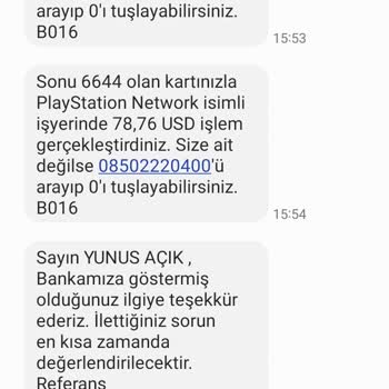 Halkbank Kartımdan Şüpheli İşlem Yapılmış