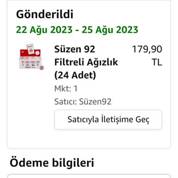 Dandikleşen Süzen 92 Filtre.