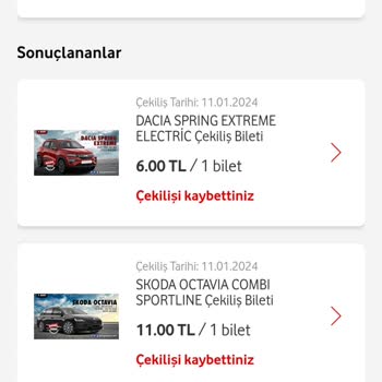 Vodafone Çekiliş Yalanı Katılmayın