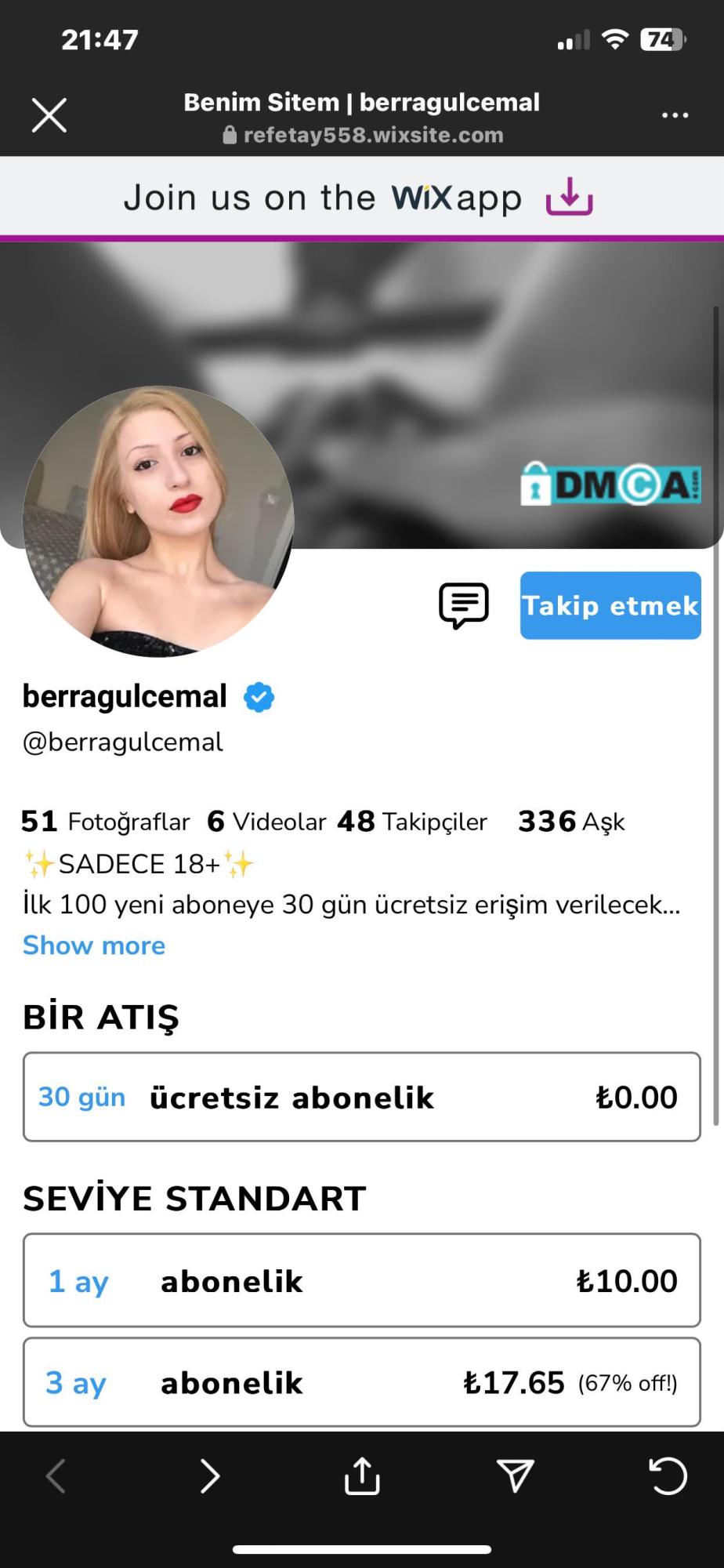 Adıma Fake Hesap Ve Onlyfans Hesabı Açıldı - Şikayetvar