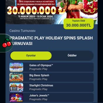 Pragmatic Play Holıday Spins Splas Turnuvası