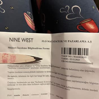 Nine West Kalitesiz Ürün Deneyimi