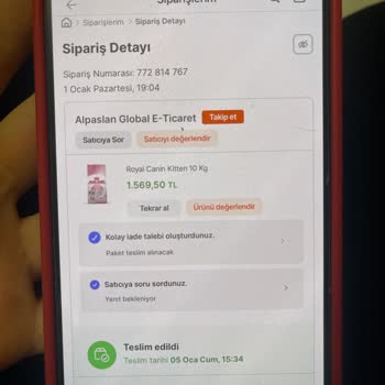 Hepsiburada Sahte Kedi Maması