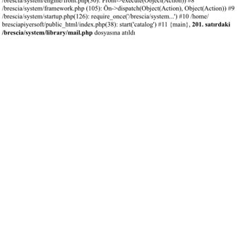 Brescia.com.tr Ürünümün Farklı Kokuda Olması