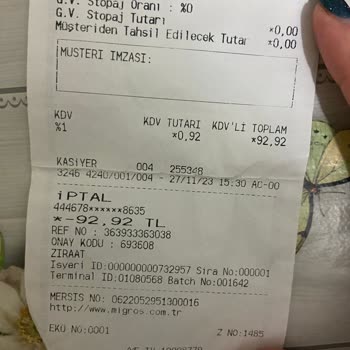 İade Yapamayan Migros!