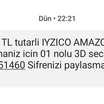 Iyzico Amazon.com TR Kredi Kartımdan Paramı İzinsiz Çekti