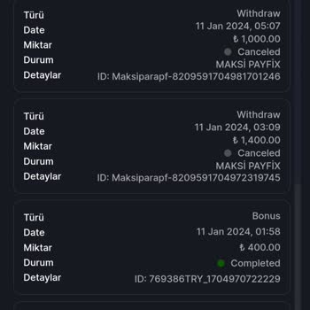 Casinom Para Vermiyor Ödeme Alamıyorum