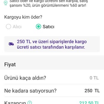 Dolap Uygulaması Komisyon Oranları