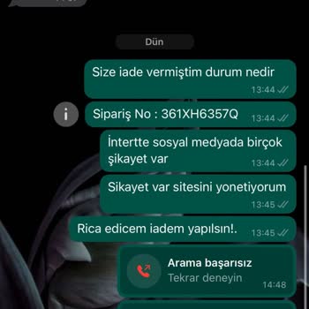 Tuba Butik İade Ücretini Vermiyor!