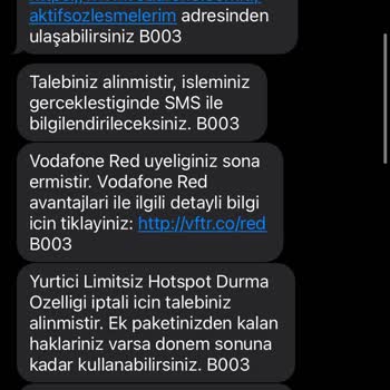 Vodafone Yanlış Tarife Veriyor