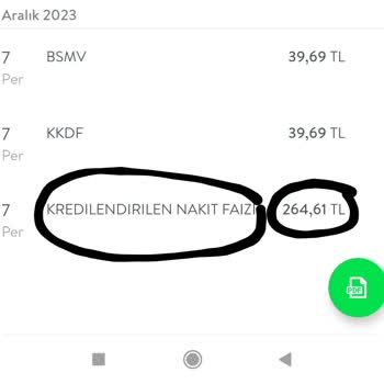 TEB Kredi Kartı Kredilendirilen Nakit Faizi İade Talebi