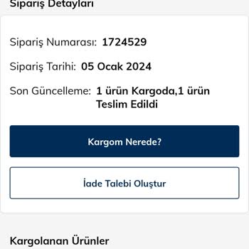 Kargoist Teslim Edilmeyen Kargo