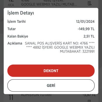 Ziraat Bankası Para İadesi İstiyorum