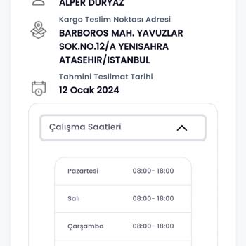 Yurtiçi Kargo Kargo Şubesi Çalışma Saatleri