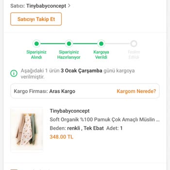 Aras Kargo Ürünü Yok Etti