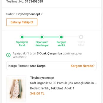 Aras Kargo Ürünü Yok Etti