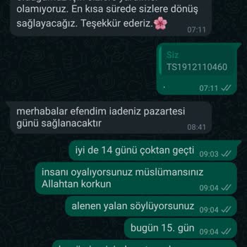 Zülays İade Parasını Yatırmıyor