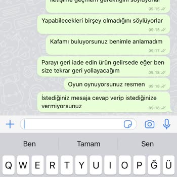 Scatti Ürünüm Başkasına Teslim Edildi!