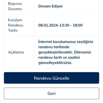 Türk Telekom Evde İnternet Randevu Sorunu