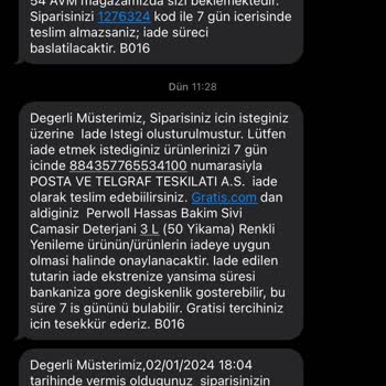 Gratis Sipariş İptalleri Ve Teslimat Sorunları