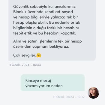 Bionluk (bionluk.com) Hesabım Kapatıldı Açılsın