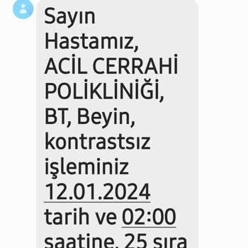 Sağlık Bakanlığı Atatürk Devlet Hastanesi Tarafından Gelen Yanlış Mesaj