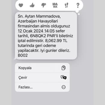 Obilet Uçak Bileti Şikayet İade