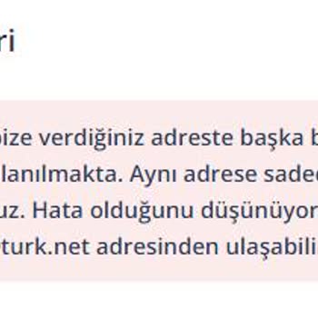 Adresimde Kimin Olduğu Belli Olmayan TurkNet Hizmetinin Bulunması