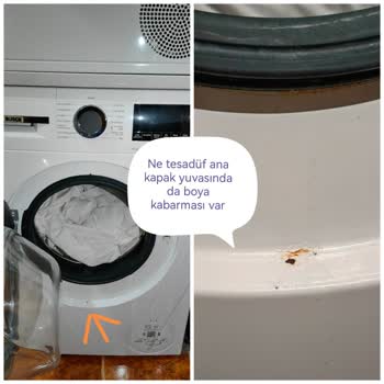1 Bosch WGA252X0TR Çamaşır Makinesi 10 Kg 1200 Devir Boya Ve Vida Pas