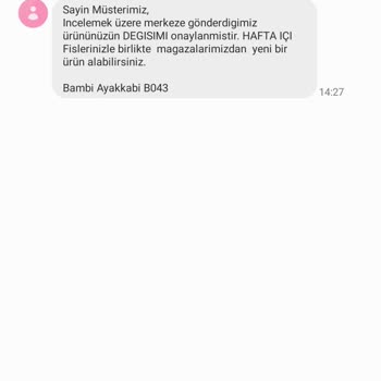 Bambi Ayakkabı Tüketici Kanunu Uygulamıyor