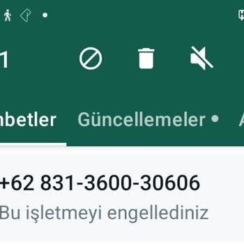 WhatsApp +62 İle Başlayan WhatsApp Tan G3len Mesaj