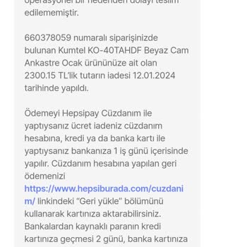 hepsiJET Hepsiburada Siparişim 12 Gün Beklettiler Ve İptal Ettiler