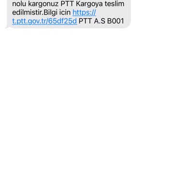 PTT Kargo Ürün Teslim Sorun