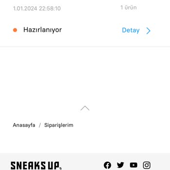 Sneaks Up Ayakkabı Siparişi 10 Gündür Kargoya Verilemedi. Cevap Yok