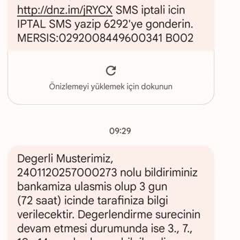 Denizbank Maltepe Şubesi Faizsiz Nakit Avans Hatası