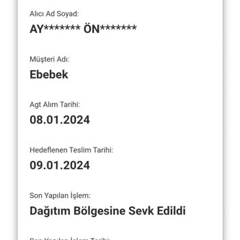 ebebek Kargo Gecikmesi Ve Çalışanlar