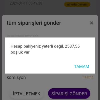 eBay Para İadesi Yapılmasını Talep Ediyorum