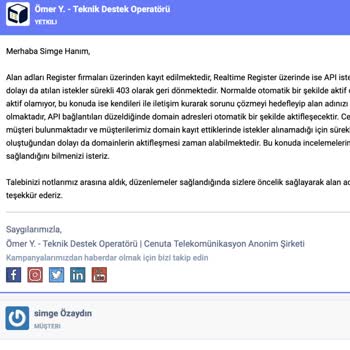 Cenuta Alan Adımı Aktifleştirmiyor