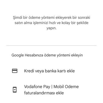 Google Play Hiçbir Şekilde Ödeme