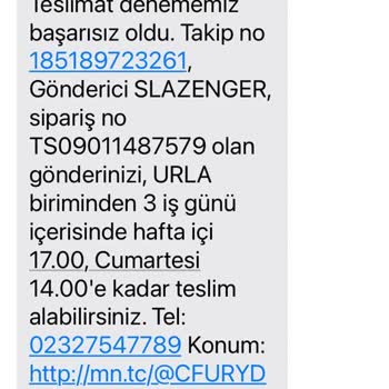 MNG Kargo Urla Şubesi Şikayet