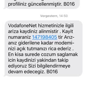 Vodafone Net Pişmanlığı Hep Sorun