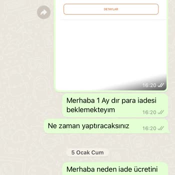 Tuba Butik Para İadesi Yapmıyor
