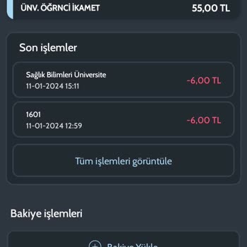 Kütahya Belediyesi Kart 43 Bakiye Sisteme Düşmüyo