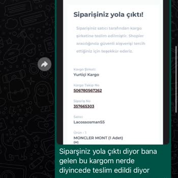 Lacossosman55 (Instagram) Kargom Nerede? Eksik Teslimat Sorunu!